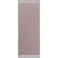 שטיח גפן כותנה 01 בז' כהה ראנר עם פרנזים 80*200 ס"מ - L
