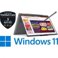 מחשב נייד עם מסך מגע Lenovo Yoga 7-16IML9 83DL001LIV - צבע Storm Grey - עט Lenovo® Digital Pen כלול באריזה