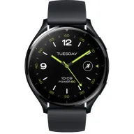 מציאון ועודפים - שעון ספורט חכם Xiaomi Watch 2 - עם צבע מארז שחור ורצועת TPU שחורה - שנה אחריות יבואן רשמי על-ידי המילטון