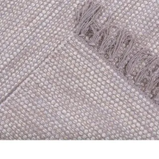 image #4 of שטיח גפן כותנה 01 בז' כהה ראנר עם פרנזים 80*200 ס"מ - L