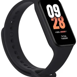 image #0 of שעון רצועת יד Xiaomi Smart Band 8 Active - צבע שחור - שנה אחריות יבואן רשמי על-ידי המילטון