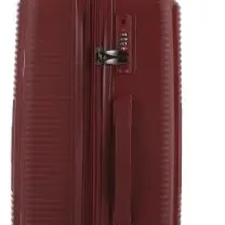 image #5 of סט מזוודות קשיחות בלתי שבירות 20+26+30 אינץ' + תיק איפור מתנה דגם Neo Boston מבית Swiss Voyager - צבע אדום יין