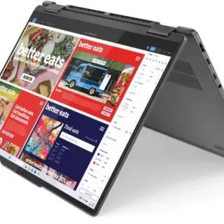 image #1 of מחשב נייד עם מסך מגע Lenovo Yoga 7-14IML9 83DJ0063IV - צבע Storm Grey - עט Lenovo® Digital Pen כלול באריזה