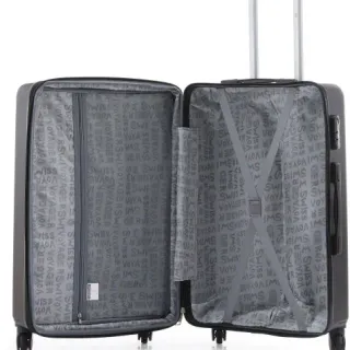 image #1 of סט מזוודות קשיחות 17+19+24+28 אינץ' דגם Lisbon מבית Swiss Voyager - צבע שחור
