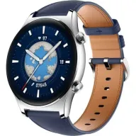 שעון חכם Honor Watch GS 3 46mm - צבע Ocean Blue עם רצועת עור כחולה - שנה אחריות על ידי סל נאו