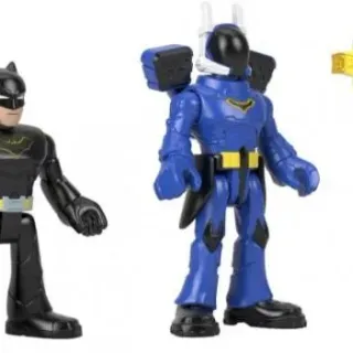 image #5 of בובות באטמן ורוקי Super Friends סדרת Imaginext מבית Mattel 