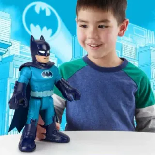 image #2 of בובת באטמן 10 אינץ' Super Friends סדרת Imaginext מבית Mattel 