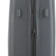 image #6 of סט מזוודות קשיחות בלתי שבירות 20+26+30 אינץ' + תיק איפור מתנה דגם Neo Boston מבית Swiss Voyager - צבע אפור