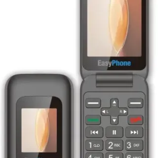 image #0 of טלפון סלולרי צדפה עם מקשים EasyPhone NP-50 4G - צבע שחור