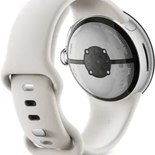 image #2 of שעון חכם Google Pixel Watch 2 קוטר 41mm - צבע שעון Polished Silver Aluminium Case / צבע רצועה Porcelain Active - שנה אחריות 